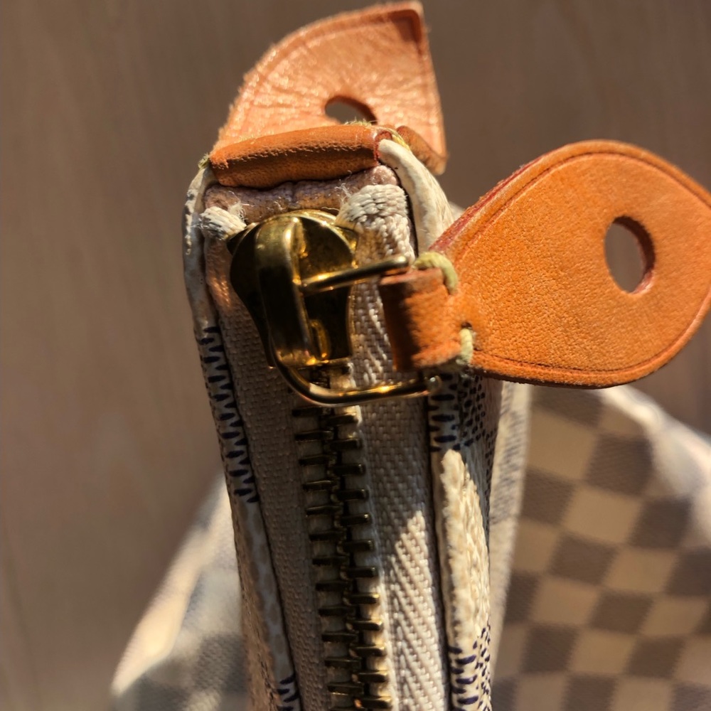 💯 Authentic Louis Vuitton Damier Azur lena MM - Picture 10 of 11